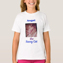 Ängel den sassy katt T-shirt