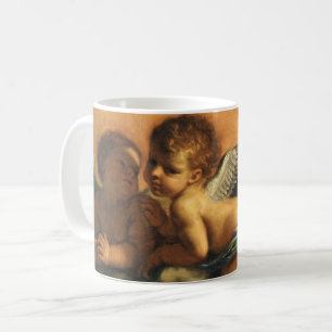 Ängel detalj, Modena beskyddare helgon av Guercino Kaffemugg
