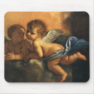 Ängel detalj, Modena beskyddare helgon av Guercino Musmatta
