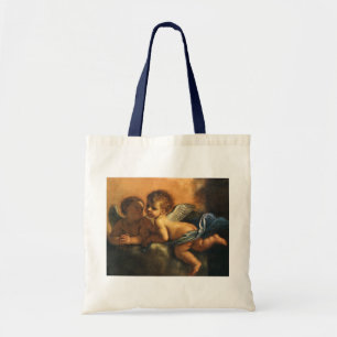 Ängel detalj, Modena beskyddare helgon av Guercino Tygkasse