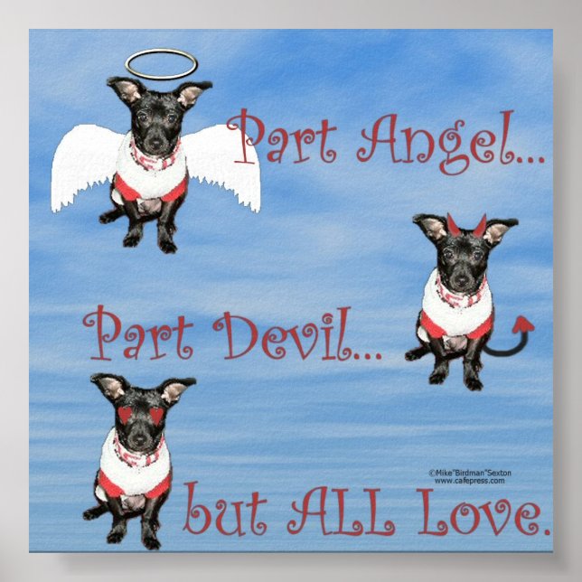 Angel/Djävulen Poster (Framsidan)