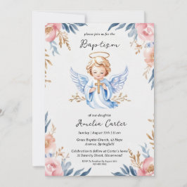 ängel dop inbjudningar