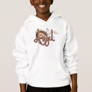 "Angel" dra över hoodie Tee