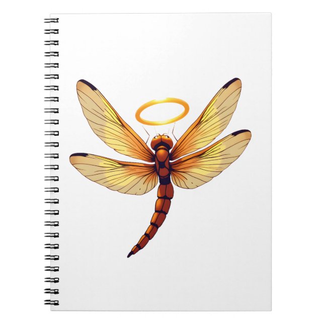 Angel Dragonfly Anteckningsbok (Framsidan)