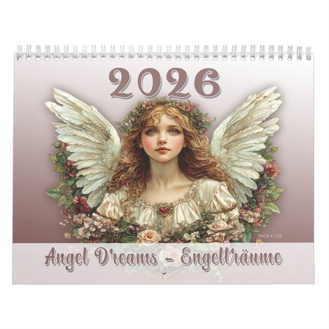 Angel Dreams - Engelträume 2026 Calendar Kalender (Omslag)