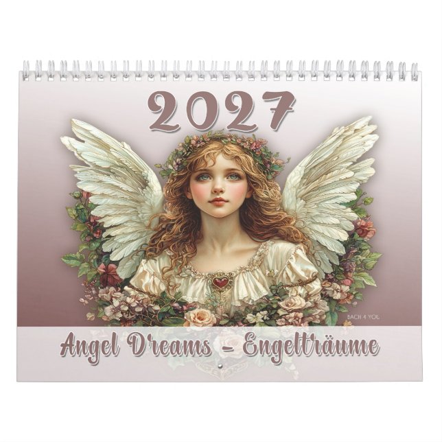 Ängel Drömmar – Engelträume 2027 Kalender (Omslag)