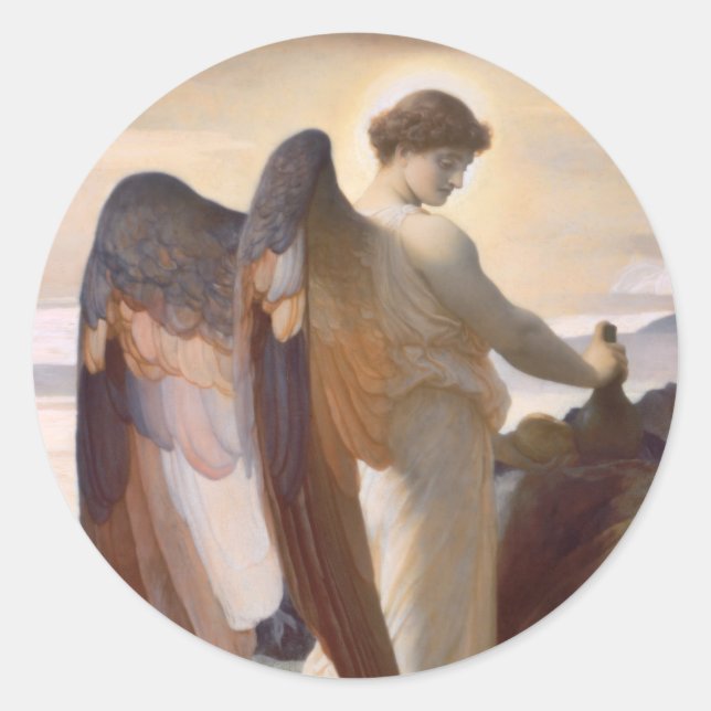 Angel, Elijah i Wilderness Runt Klistermärke (Framsida)