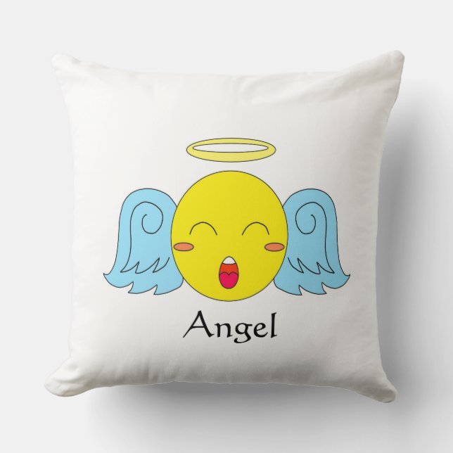 Angel Emoji Kudde (Framsida)