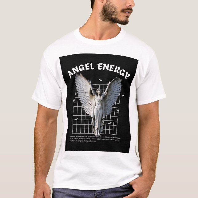 Angel Energy Tshirt T Shirt (Framsida)