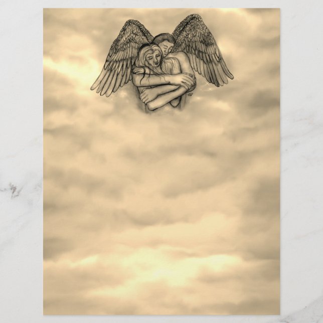 Angel Eros i Kärlek Brevhuvud (Framsida)