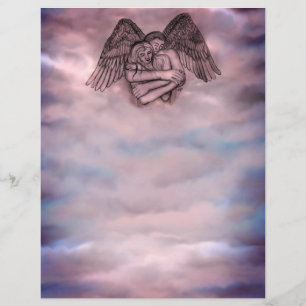 Angel Eros i Kärlek Brevhuvud