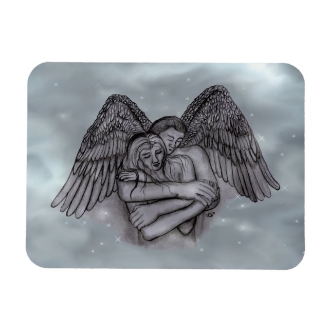 Angel Eros i Kärlek Magnet (Horisontell)