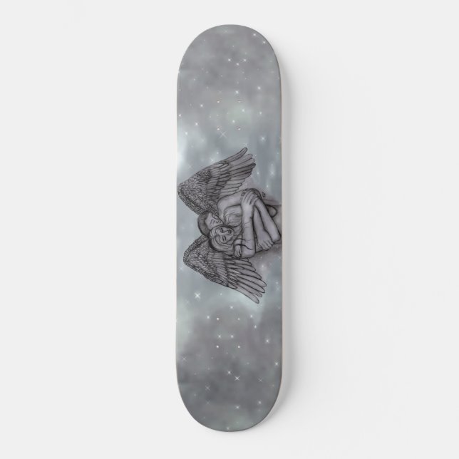 Angel Eros i Kärlek Mini Skateboard Bräda 18,5 Cm (Framsida)