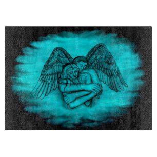 Angel Eros i Kärlek, svart och grönt