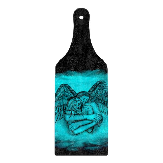 Angel Eros i Kärlek, svart och grönt (Framsidan)