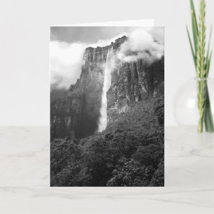 Angel Falls i svart & vit Kort