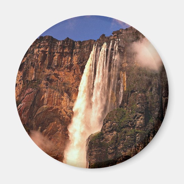 Angel Falls på Auyan Tepui, Venezuela Magnet (Framsidan)