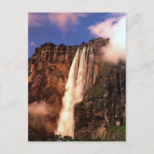 Angel Falls på Auyan Tepui, Venezuela Vykort