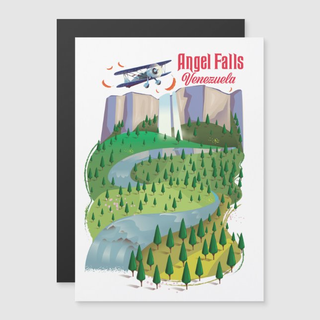 Angel Falls Venezuela (Fram/baksida)