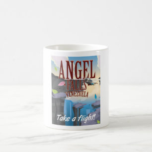 Angel Falls Venezuela reser affischen Kaffemugg