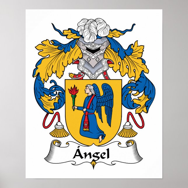 Angel Family Crest Poster (Framsidan)