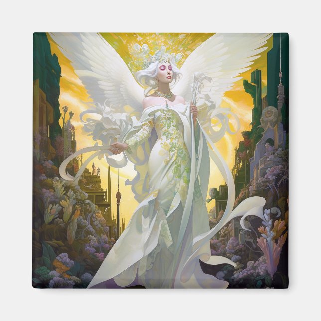 Angel Fantasy Art Magnet (Framsidan)