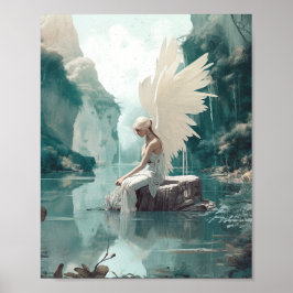 Angel Fantasy Art Poster