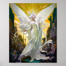 Angel Fantasy Art Poster