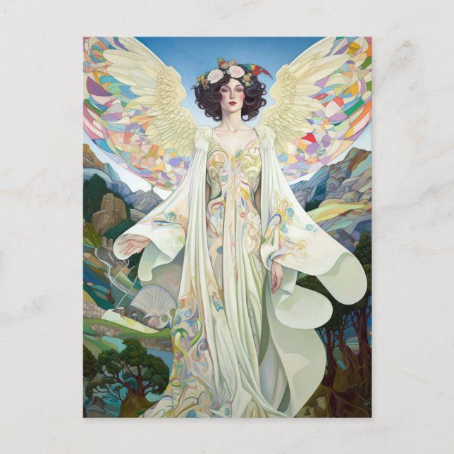 Angel Fantasy Art Vykort (Framsida)