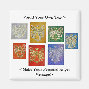 Angel Färg Series Magnet Customized Text Options