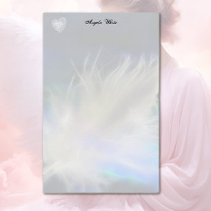 Angel Feather och Heart! Brevpapper