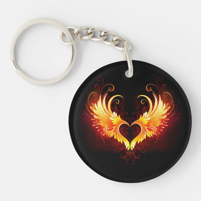 Angel Fire Heart med Vingar (Framsidan)