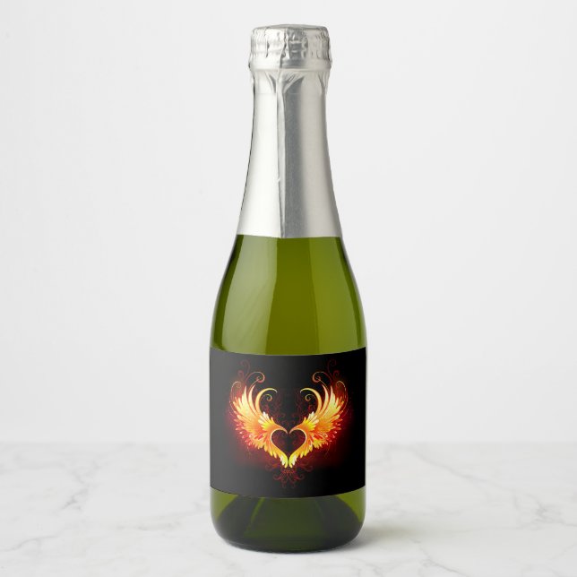 Angel Fire Heart med Vingar (Framsida)