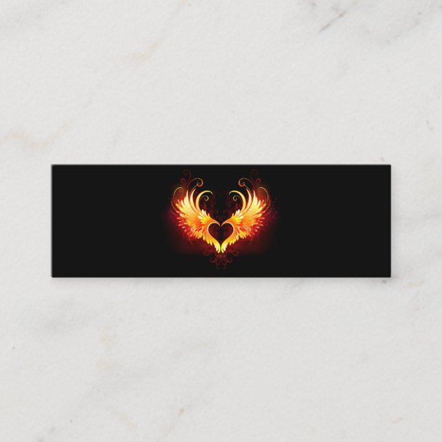 Angel Fire Heart med Vingar (Framsida)