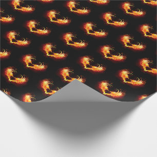 Angel Fire Heart med Vingar Presentpapper