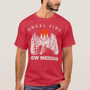 Angel Fire New mexico Mountain Biker Biking Hiking T Shirt