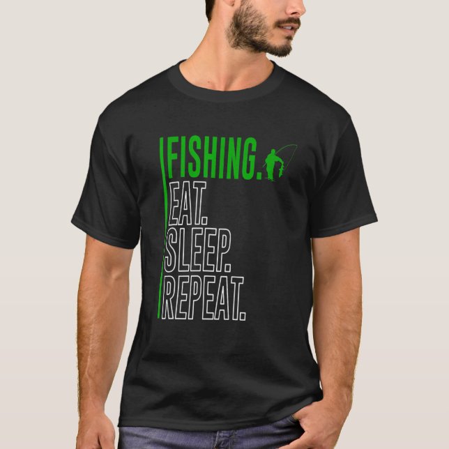 Angel Fischer Fishing Say T Shirt (Framsida)