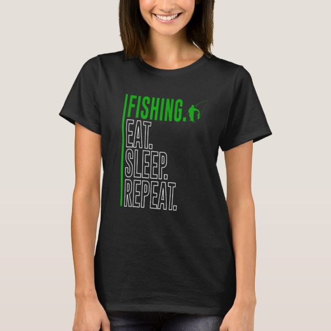 Angel Fischer Fishing Say T Shirt (Framsida)