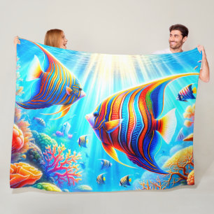 Angel Fish Fleecefilt