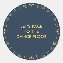 Angel Fitness Collab Runt Klistermärke