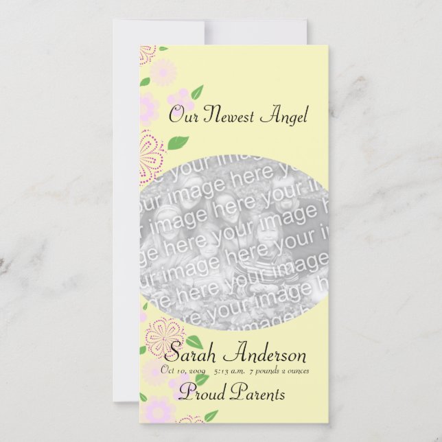 Angel Flicka Meddelande (Framsida)