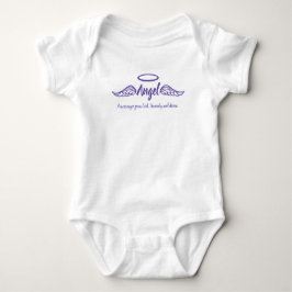 Angel Flickor namn & meningen ängel vingar lila T Shirt