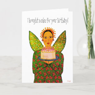 Angel Food Birthday Tack Kort