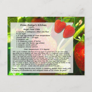 Angel Food Cake-vykort Vykort