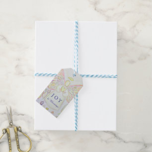 Angel för hjärtan Bluting Customized Gift-Märkr Presentetikett