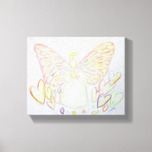 Angel för målning av omformad kanvas Art