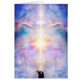 Ängel för moské V050 Hälsningskort