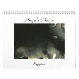 Ängel foto, utsatt kalender (svarten & vit)