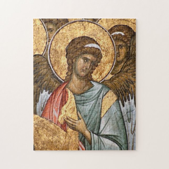 Angel från Underbar Deesis Orthodox Icon Pussel (Vertikal)