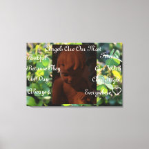 Angel Friends Kanvastryck